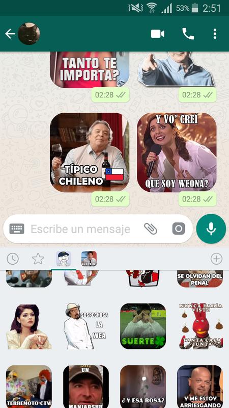 Stickers chilenos para chatear por WSP pour Android Stickers chilenos para chatear por WSP pour Android