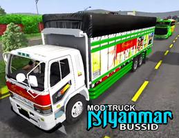 Mod Bussid Truck Myanmar Affiche