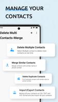 Delete Multi Contacts - Merge ポスター