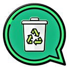Recover deleted messages : WA icon