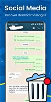 Recover deleted messages : WA screenshot 1