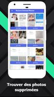 Restaurer photos supprimées capture d'écran 1
