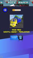 Mod Bussid Truck Canter Wahyu Abadi Muatan Cabe ảnh chụp màn hình 2