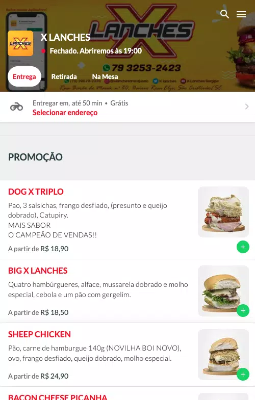 Descarga de APK de Ponto X Lanches e Porções para Android