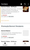 Donna's Temakeria Delivery تصوير الشاشة 1