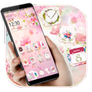 Delicate Beauty Pink Sakura Theme APK