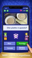 3 Schermata Quiz sul cibo