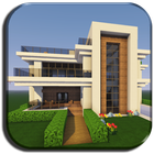 New Modern House For Minecraft أيقونة