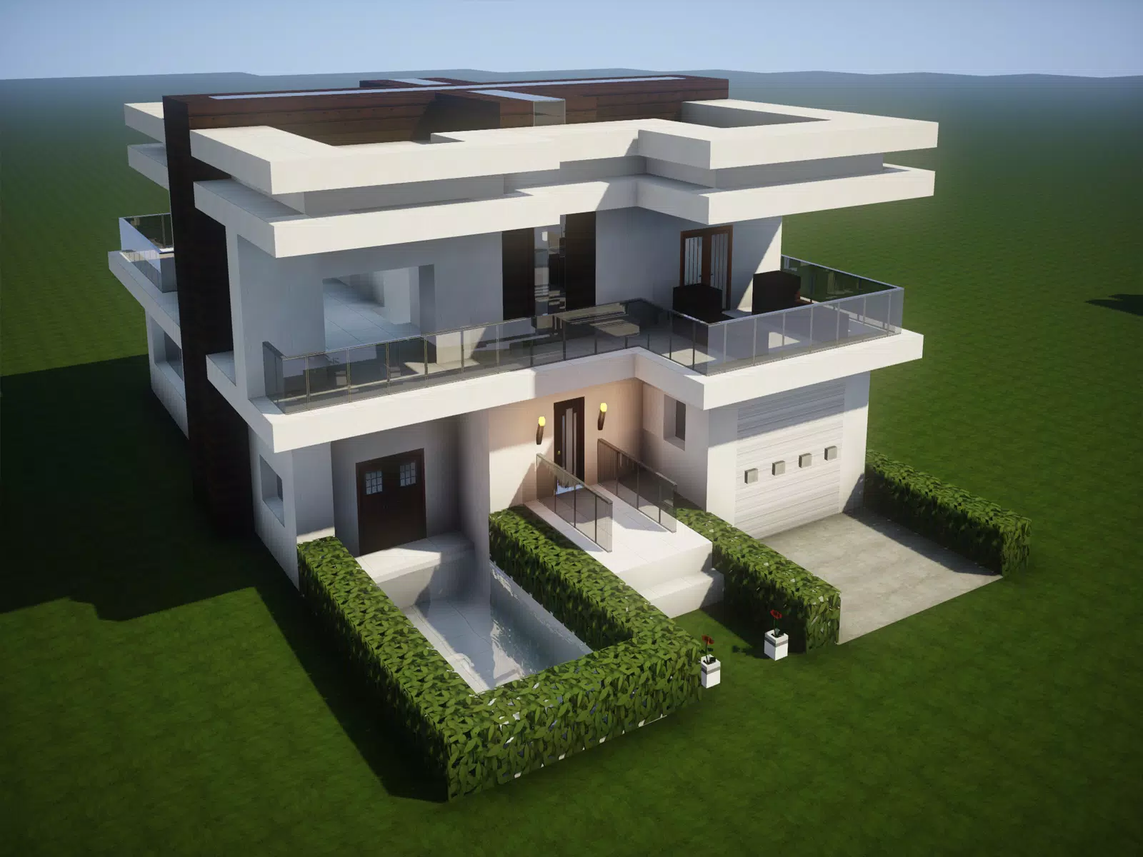 40 melhores ideias e designs de casas do Minecraft para 1.19, minecraft  modern house papel de parede HD