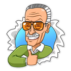 Stickers Stan Lee ikona