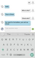 Ghost chat bot ポスター