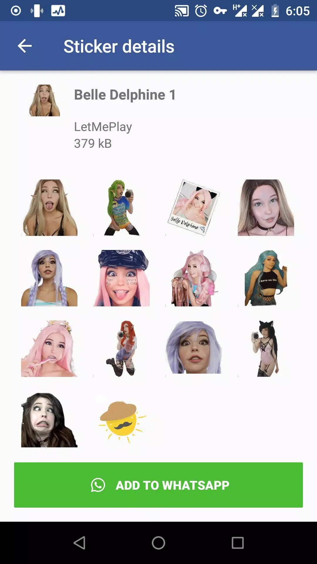 Belle Delphine Cosplay | Sticker