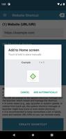 Website Shortcut ภาพหน้าจอ 2