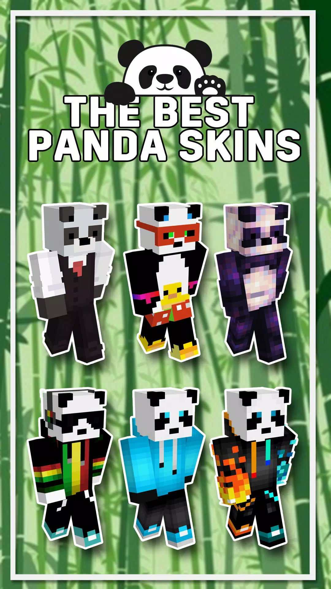Black White Panda Skins APK for Android Download