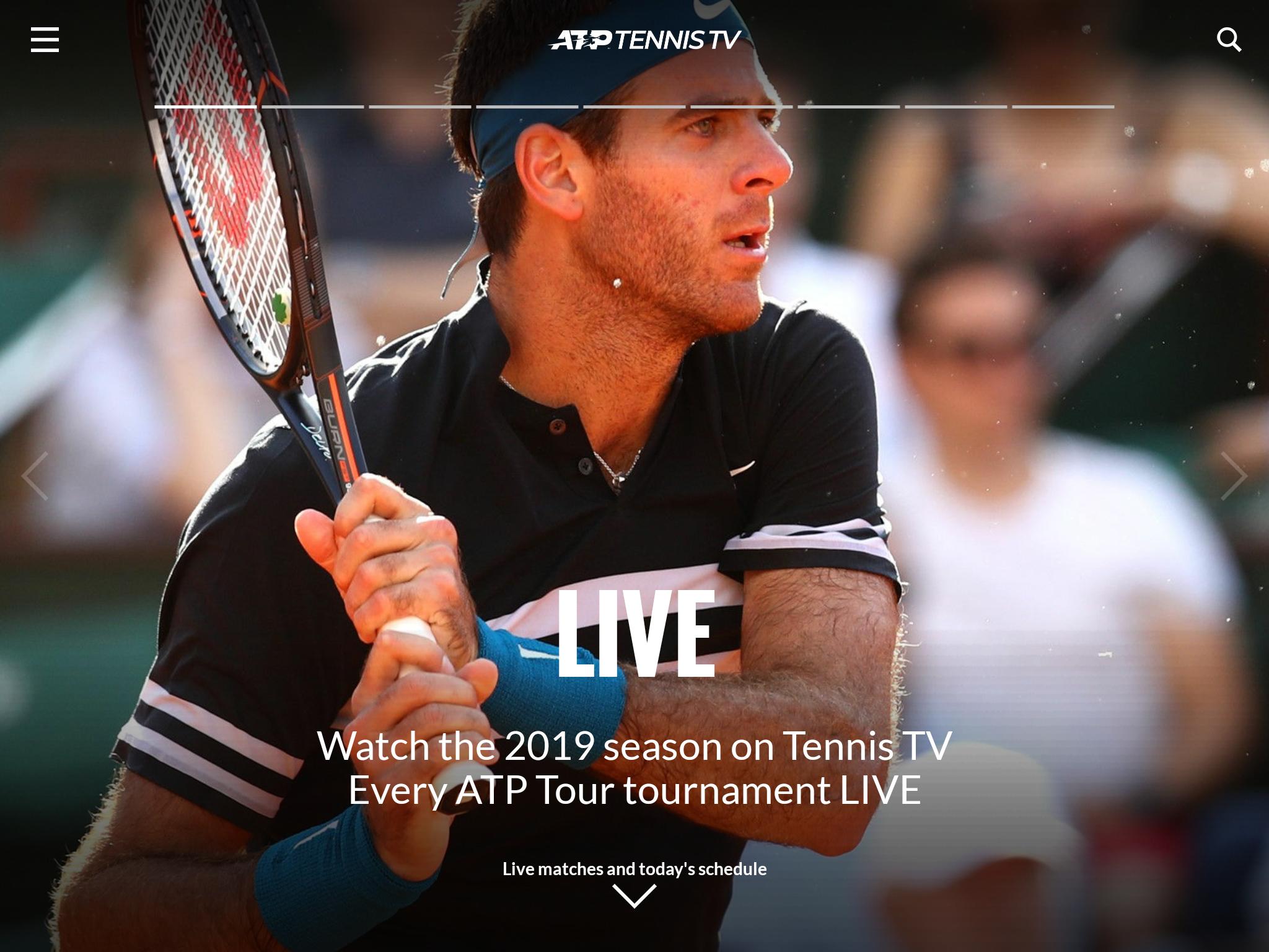 Tennis TV pour Android - Téléchargez l'APK