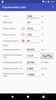 Psychrometric Calc captura de pantalla 1