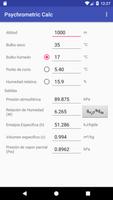 Psychrometric Calc captura de pantalla 2