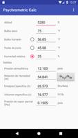 Psychrometric Calc captura de pantalla 3