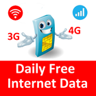 Free 3G 4G Daily 20 GB internet data icône