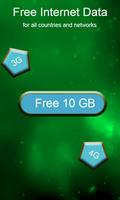 Free 3G 4G Daily 20 GB internet data plakat