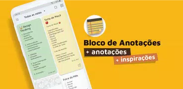 Bloco de Notas e Listas