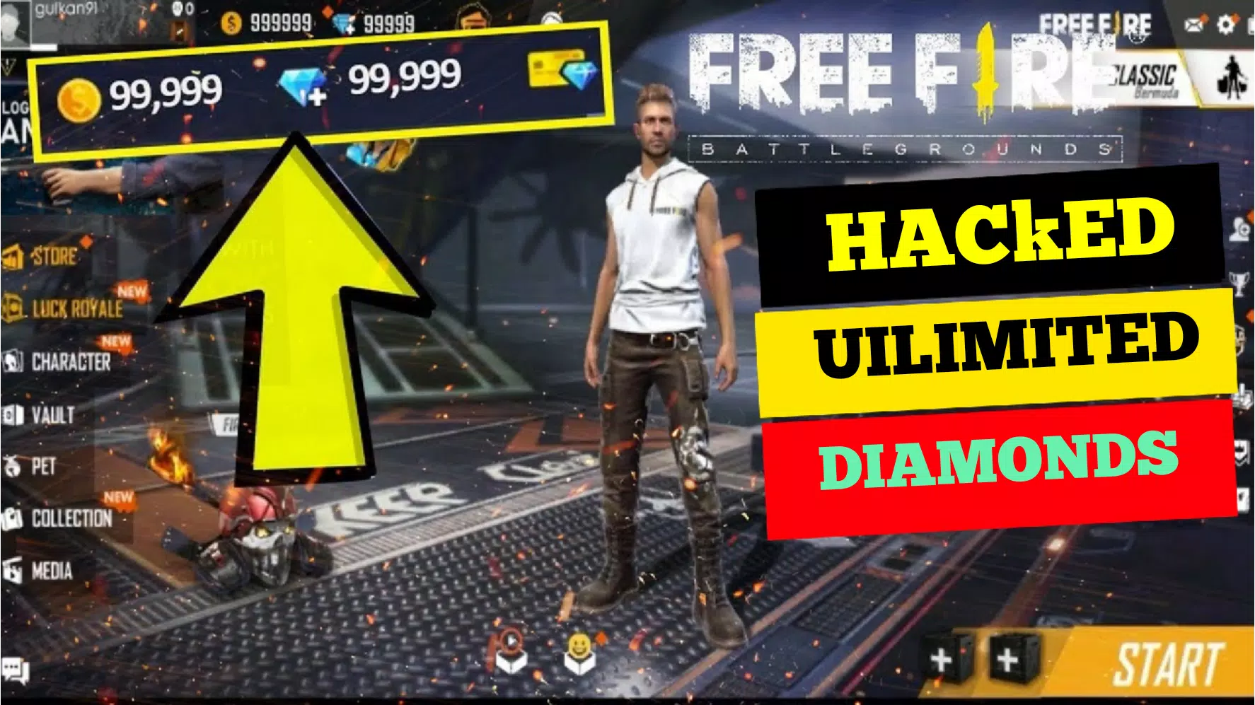 Acesse sua conta  free fire diamond hack 99,999