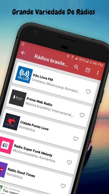 Musicas Romanticas Brasileiras:Rádio Online Grátis APK voor Android Download