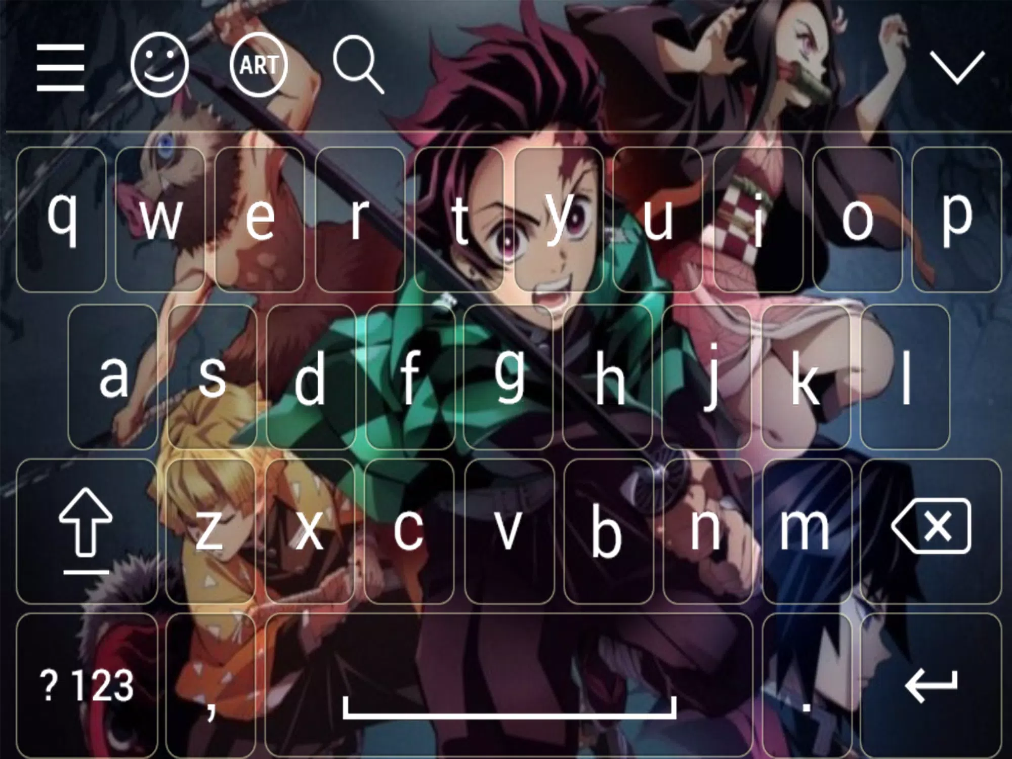 Descarga de APK de Anime Kimetsu no Yaiba - Demon Slayer Keyboard para  Android