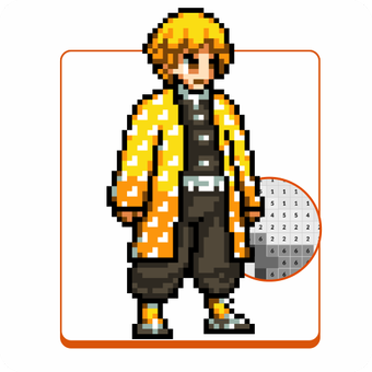 Demon Slayer Pixel Art APK for Android Download