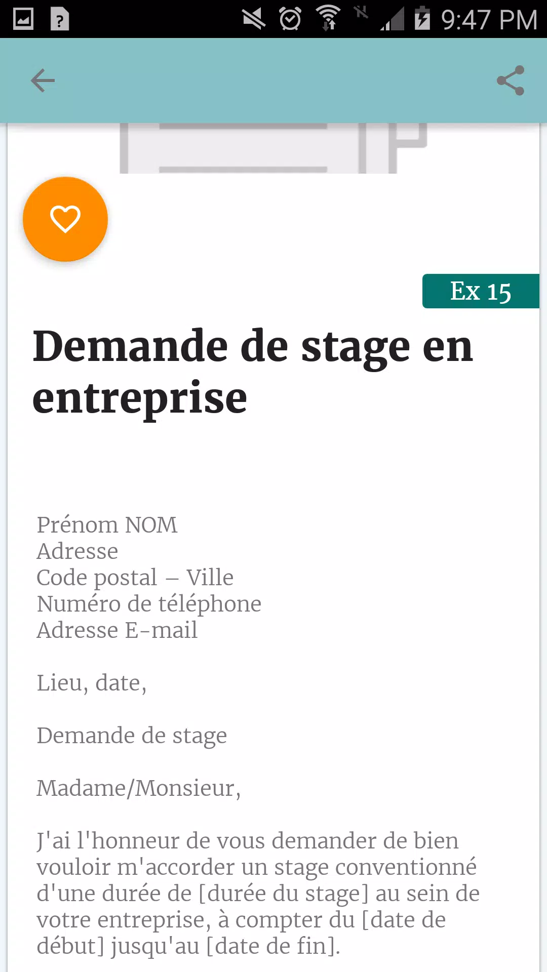 Demande De Stage For Android Apk Download