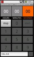 Countdown Timer + Stopwatch capture d'écran 3