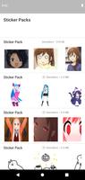 Sticker Anime con movimiento imagem de tela 2