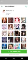 Sticker Anime con movimiento imagem de tela 3