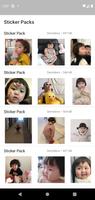 Niña Coreana Stickers con movi screenshot 1