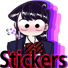 Komi san anime Stickers icon