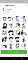 Komi san anime Stickers screenshot 2