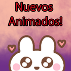 Saludos Stickers con movimiento иконка