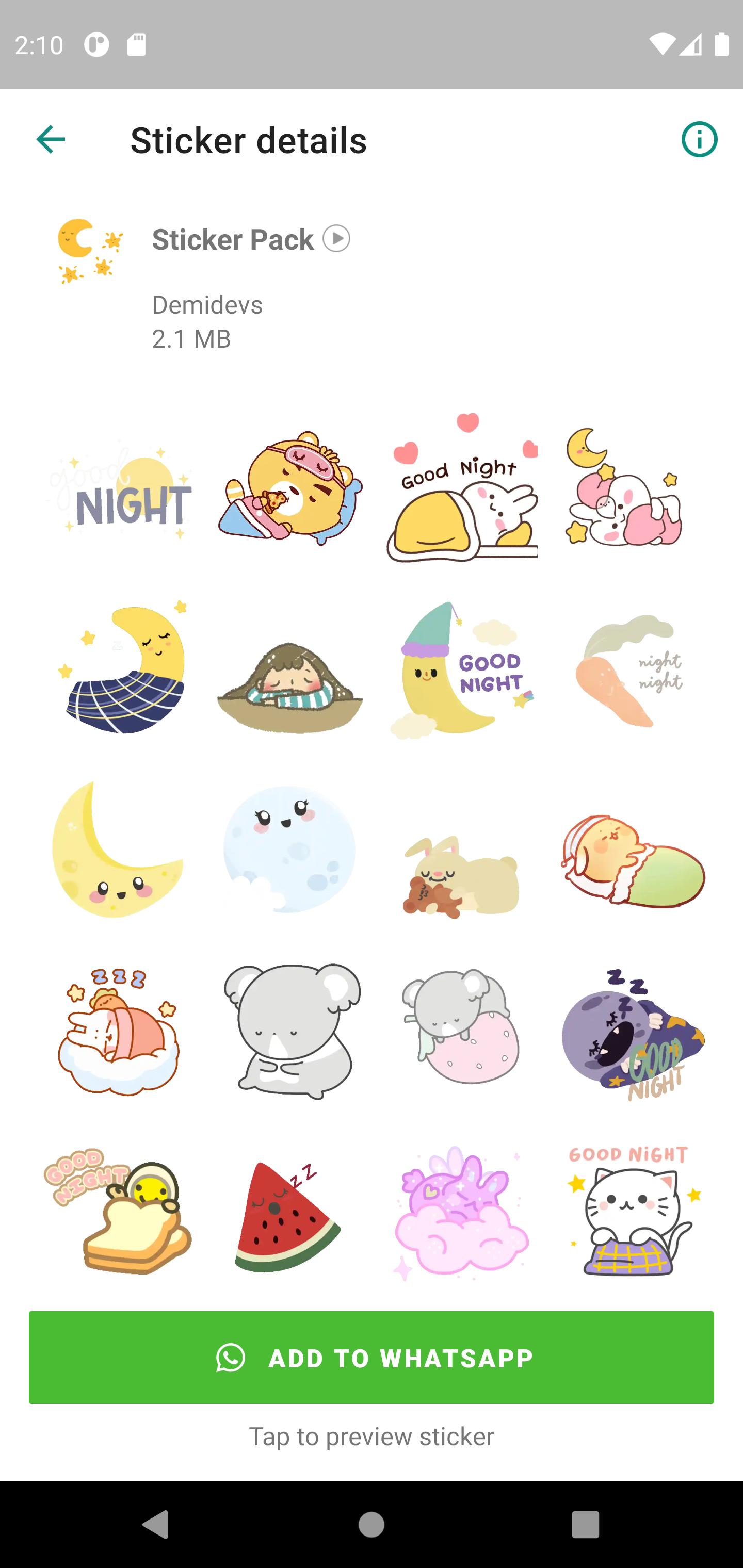 Stickers de Buenas Noches con movimiento WASticker APK für Android herunterladen Stickers de Buenas Noches con movimiento WASticker APK für Android herunterladen