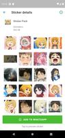Shingeki No K anime stickers স্ক্রিনশট 1
