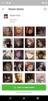 Shingeki No K anime stickers স্ক্রিনশট 2