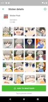 Uzaki chan Anime Stickers poster