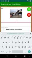 Free Vocab Quiz French Edition screenshot 3