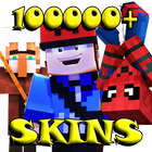 100000+ Skins World for Minecraft PE 2019 icon