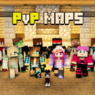 PVP Maps for Minecraft PE. Catalog of mcpe maps icône