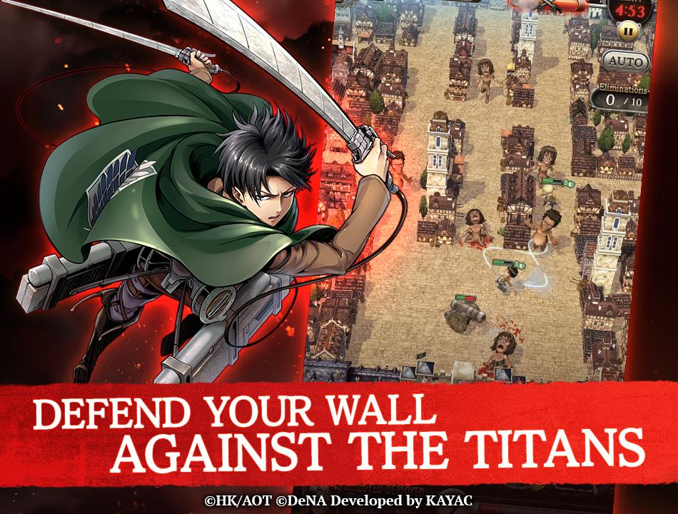 Attack On Titan Tactics For Android Apk Download - protect your town from an attack roblox