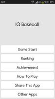 IQ Baseball الملصق