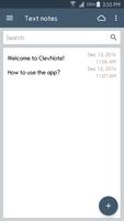 ClevNote syot layar 1