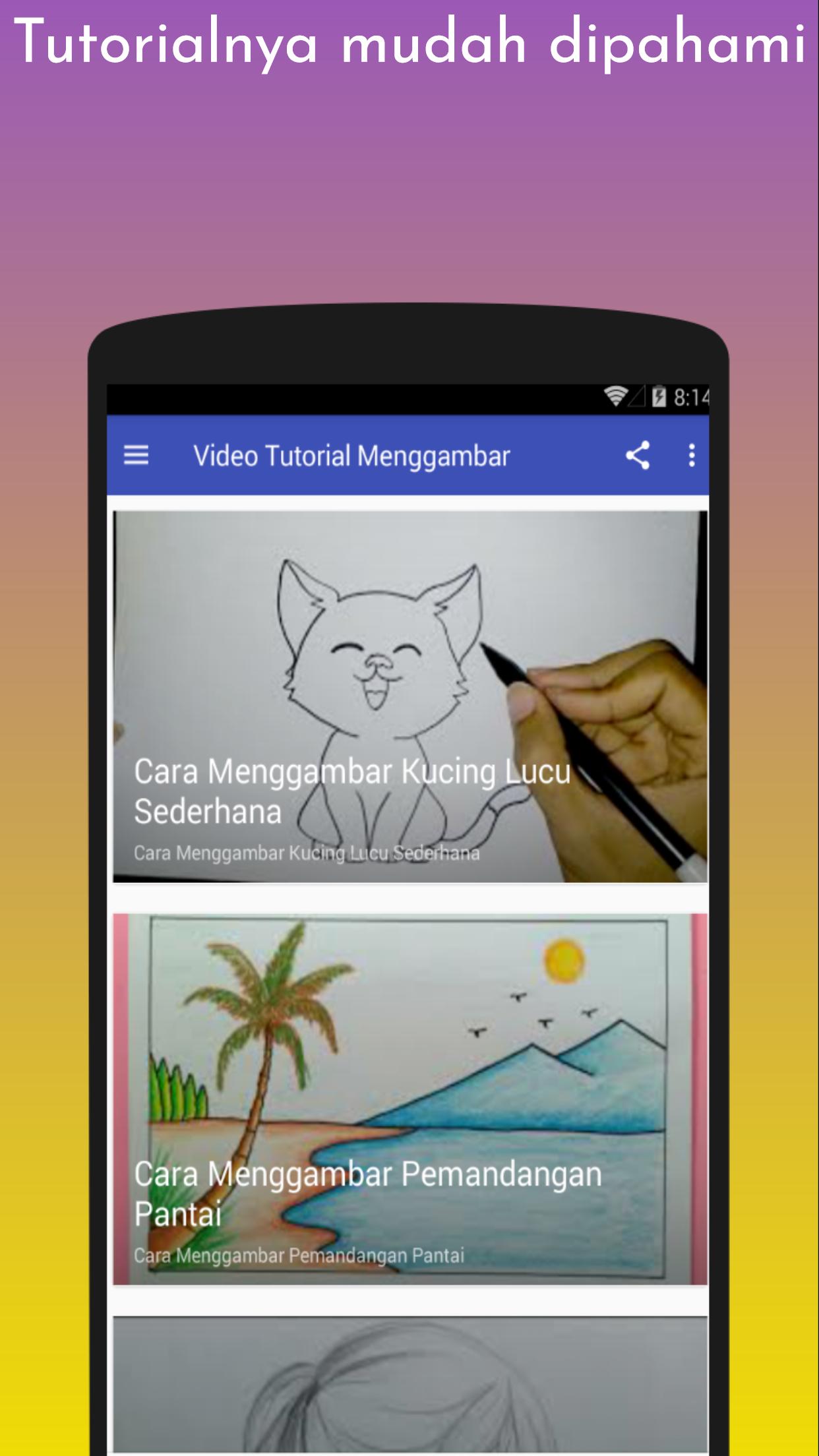 Video Tutorial Menggambar pour Android Téléchargez l APK