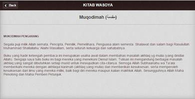 Terjemah Kitab Washoya captura de pantalla 3