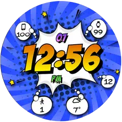 Comic Pow HD Watch Face APK download